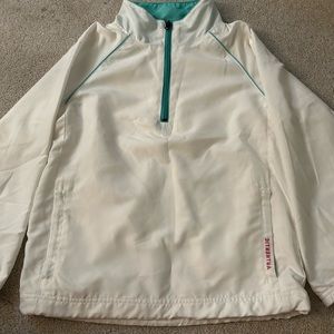 Girls 3/4 zip pullover golf jacket